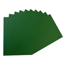 Pack of 50 A5 Coloured Card 160gsm Sheets Green | Dark Green | A5