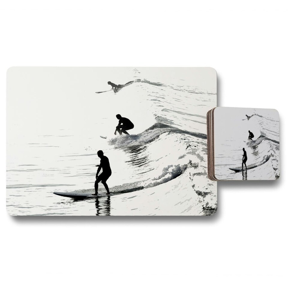 image 1 of Surfers (Placemat & Coaster Set)