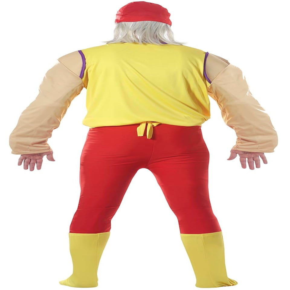 image 1 of Fancy Dress Adult Wrestler Costume - XL