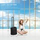 image 7 of Flight Knight 45x36x20cm easyJet Underseat Carry On Non Priority Approved Hand Luggage Case - 2 Wheels - Ultra Lightweight Durable Soft Textile Cabin Suitcase Purple | Purple Mono | Cabin Bag