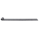 image 4 of Trailer Tailgate Strap Hinge Self Colour 12.5mm Pin Weld On 460mm Long 4pc Grey