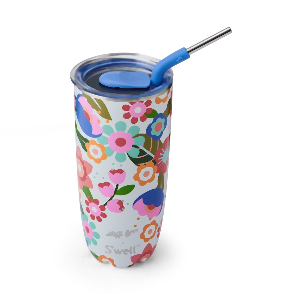 image 1 of S'well Steffi Lynn Tumbler with Straw 700ml | Multi | 1