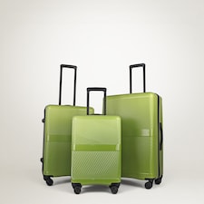3-Piece Luggage Set, Lightweight ABS PC Shell, TSA Lock, 4 Wheels