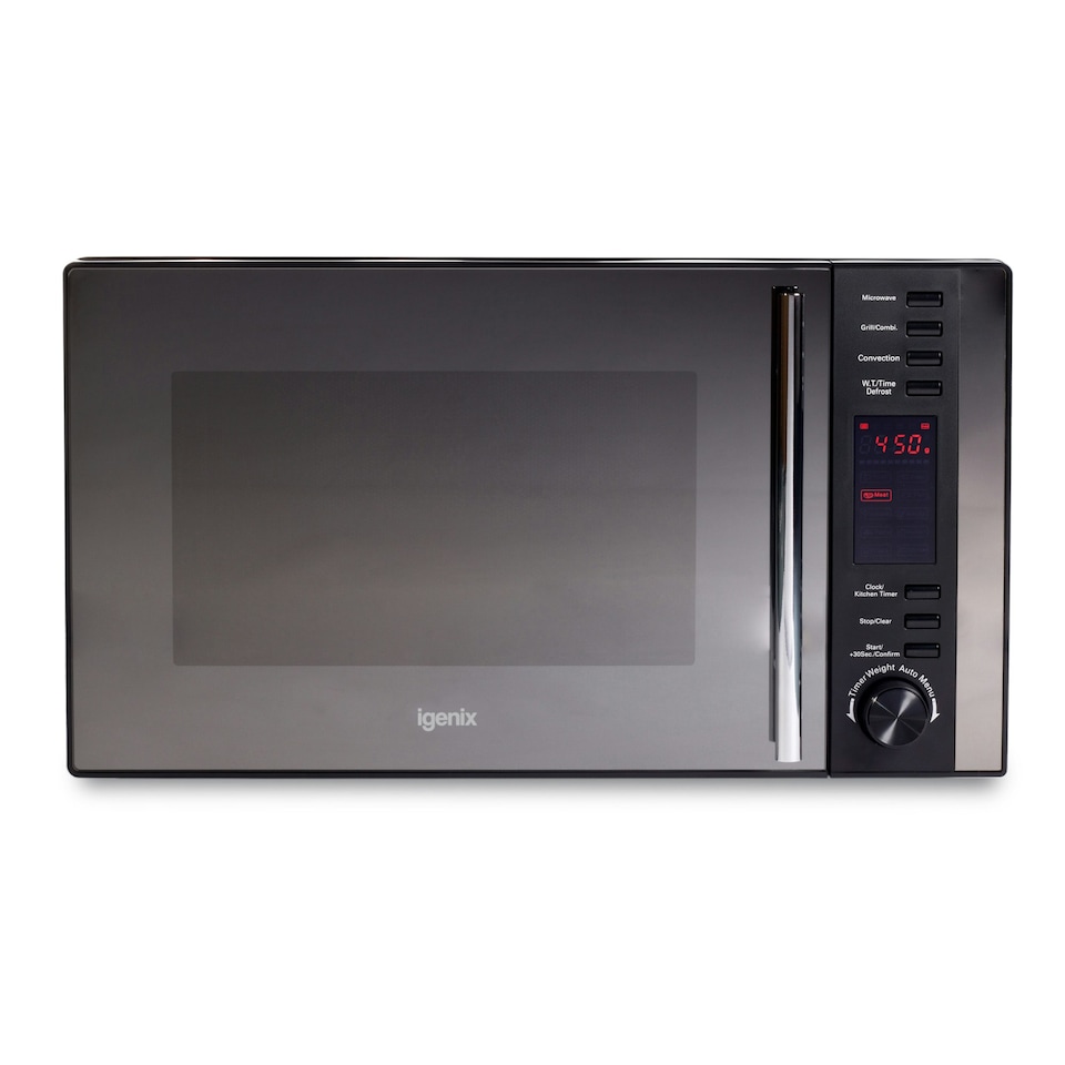 image 1 of Igenix IG2590 Digital Combination Microwave & Grill, 10 Auto Cooking Menus, Black