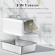image 10 of PawHut Stainless Steel Cat Litter Box with Removable Lid, Scoop Grey | One Size