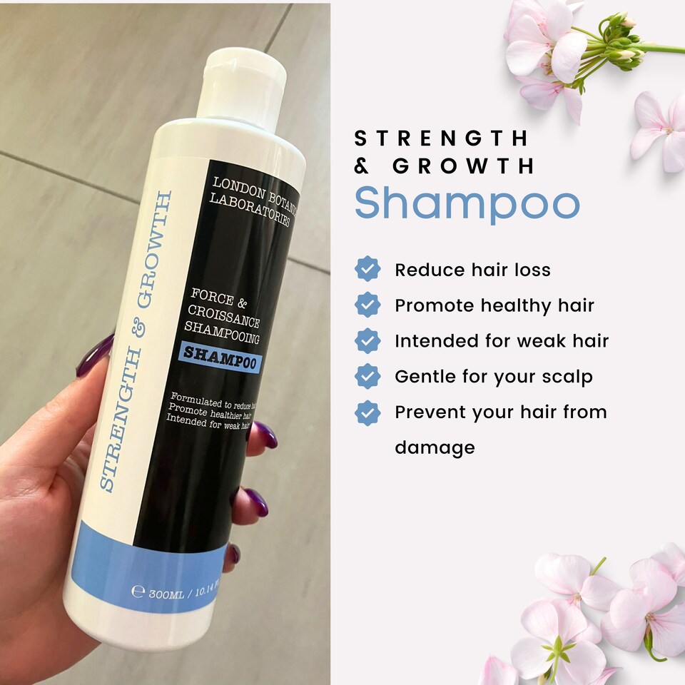 image 1 of London Botanical Laboratories Strength And Growth Shampoo 300ml