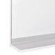 image 8 of kleankin Bathroom Mirror Wall Mount Vanity Mirror with 3 Storage Shelves, White