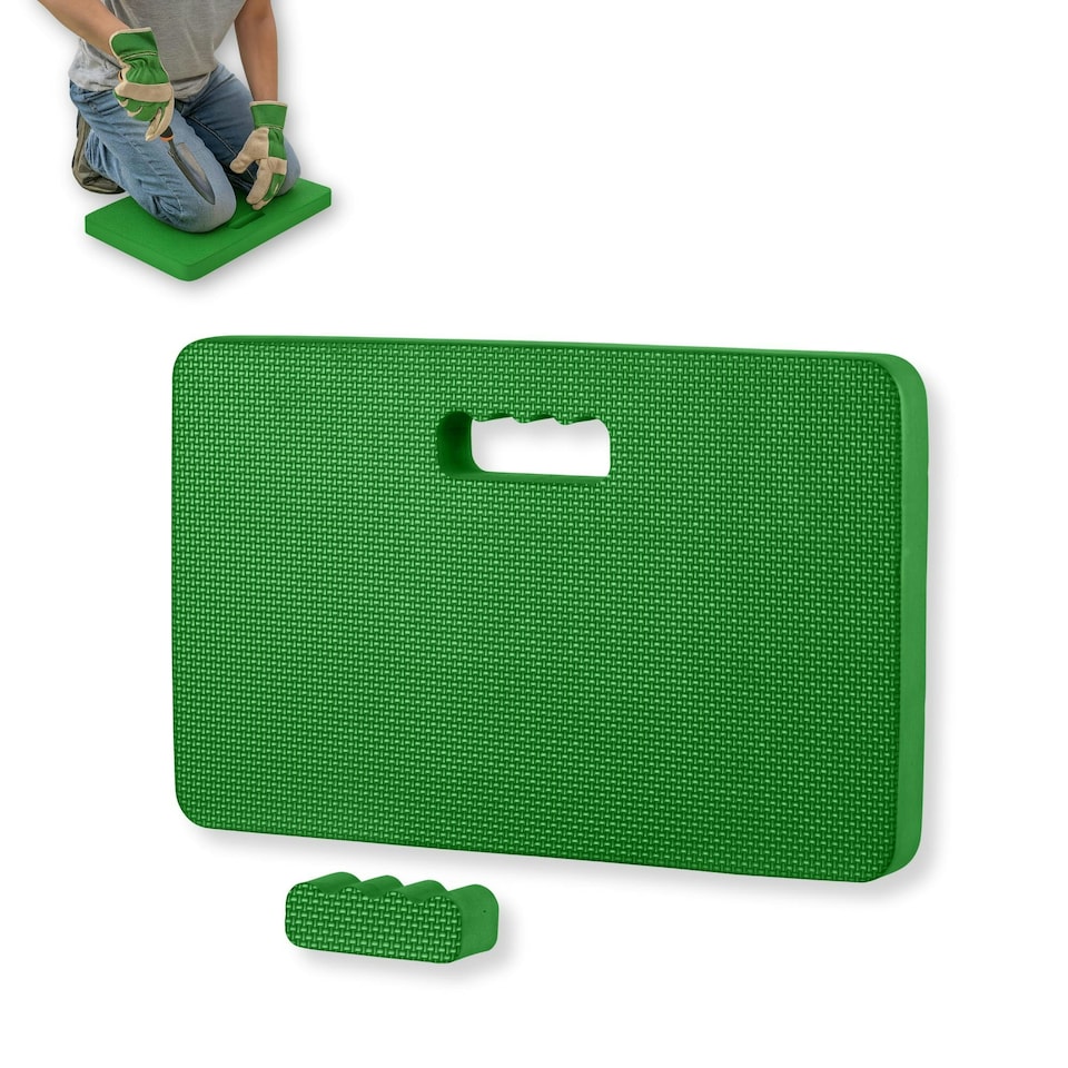 image 1 of Straame EVA Foam Garden Kneeling Pad, Green – 45x28x4cm with Handle