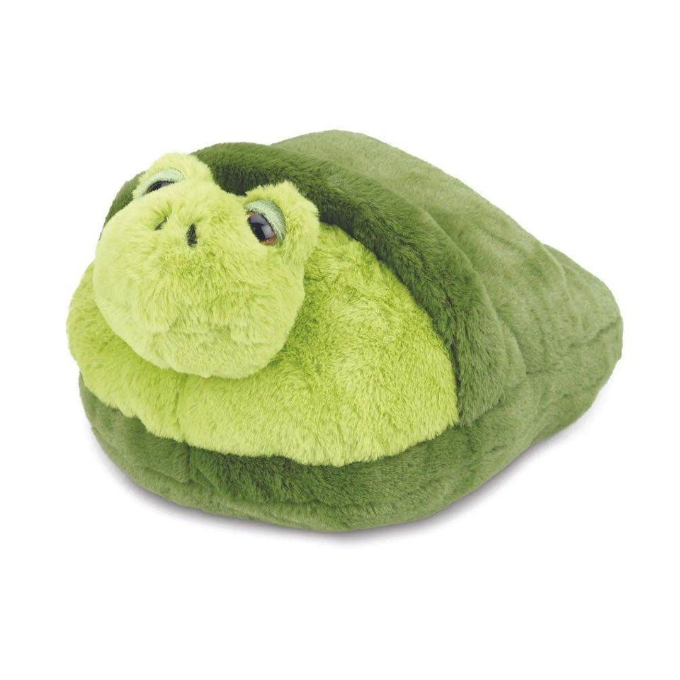 image 1 of Noxxiez Giant Plush Foot Warmer Slipper - Turtle