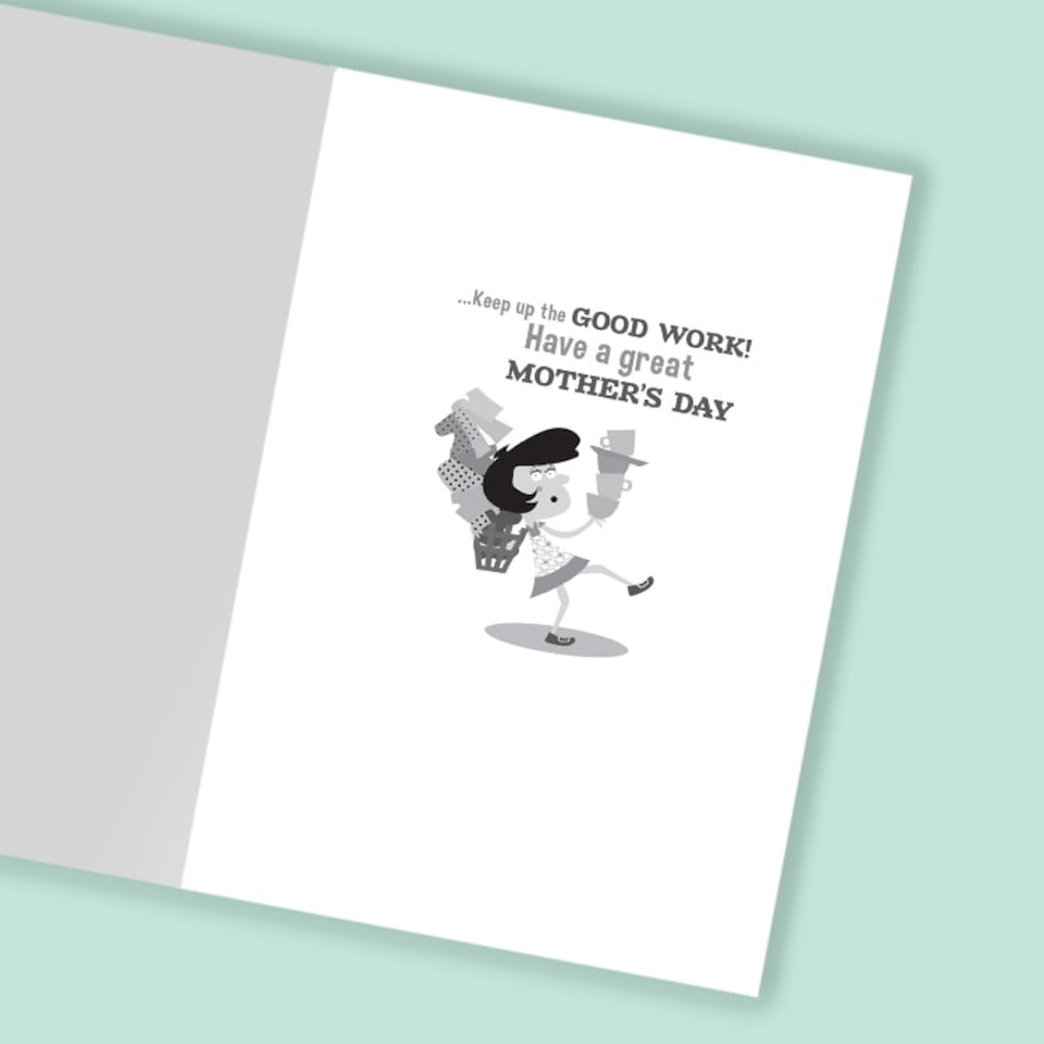 image 1 of You've Looked After Me, You've Cooked, Cleaned, Washed - Funny Mother's Day Card