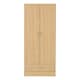 image 2 of Nevada 2 Door 1 Drawer Wardrobe - L52 x W78 x H182.5 cm - Sonoma Oak Effect | Brown | Sonoma Oak
