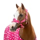 image 2 of Supreme Products Dotty Fleece Horse Head Collar & Lead Rope - Paradise Pink - Cob