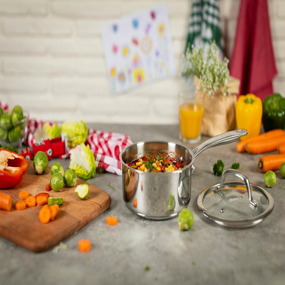 image 1 of Allround 2pc Saucepan & Casserole Set