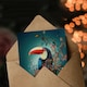 image 3 of Toucan Bird Flowering Tree Branch Surreal Fantasy Birthday Greeting Card