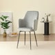 image 10 of Seattle Dining Table with 4 Charlotte Velvet Chairs Black
