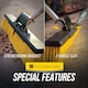 image 6 of Heavy Duty Garden Brush Outdoor Sweeping Broom 16" Wide with Metal Handle