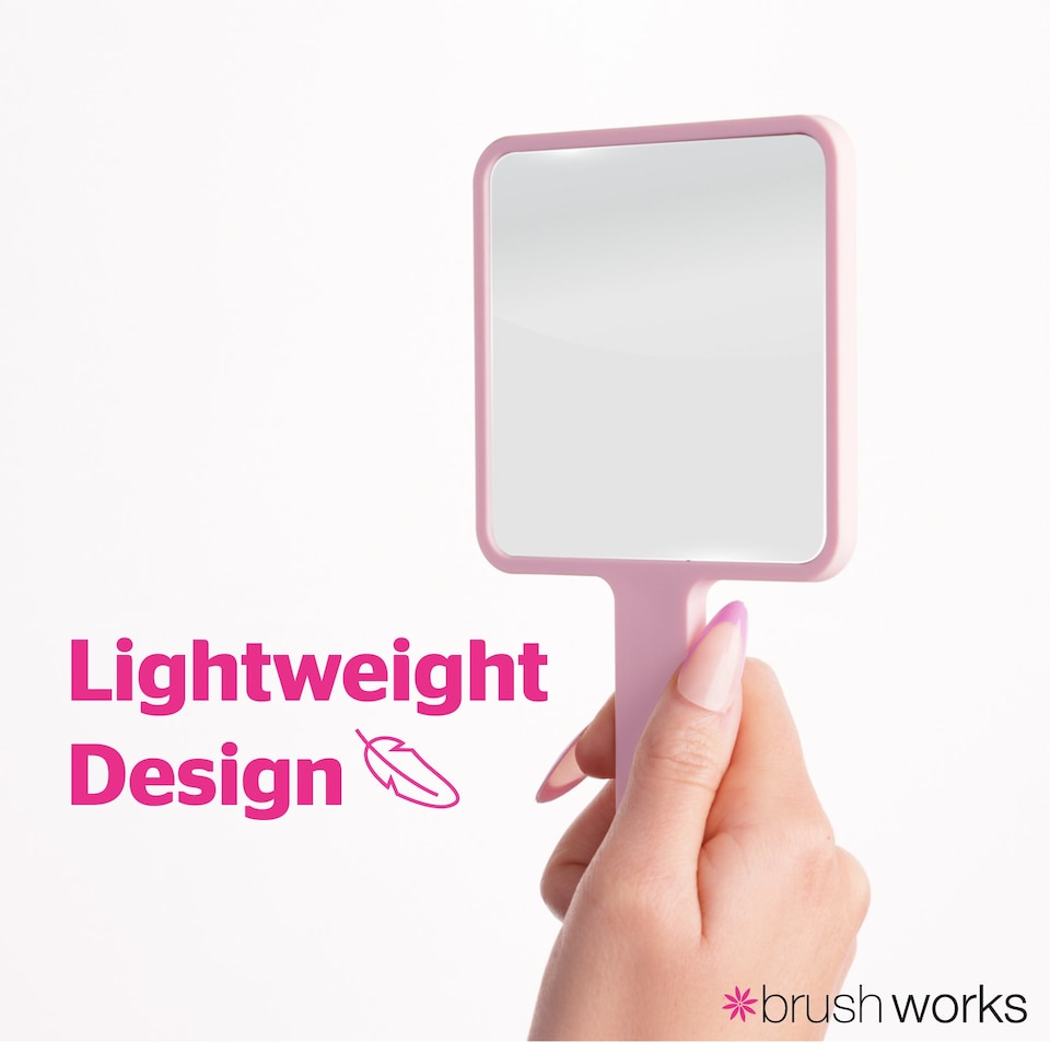 image 1 of Brushworks On-The-Go Travel Mirror