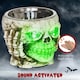 image 5 of HOMCOM Skeleton Candy Bowl Outdoor Halloween Decoration for Party