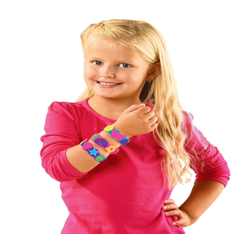 image 1 of SES Creative Hook and Loop Tape Bracelets