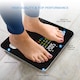 image 4 of Get Fit Smart Body Fat Bathroom Scales - Monitor Weight Loss, Digital Weighing Scale, Monitor 15 Compositions Free App & Large VA Led Screen | Black | 28x28cm | 1