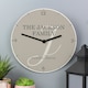 image 5 of Personalised Family Wooden Clock