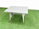 image 2 of Fimous 8 Pieces Outdoor PE Rattan Sofa Armchair Set Patio Garden Furniture Sets with Cushions 2 Side Tables Big Stool Light Grey