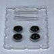 image 3 of BNDS Custom Wheel Parts Wheel and Tyre Set Gloss Black 1:64 MOT Hobby BC26401SBK