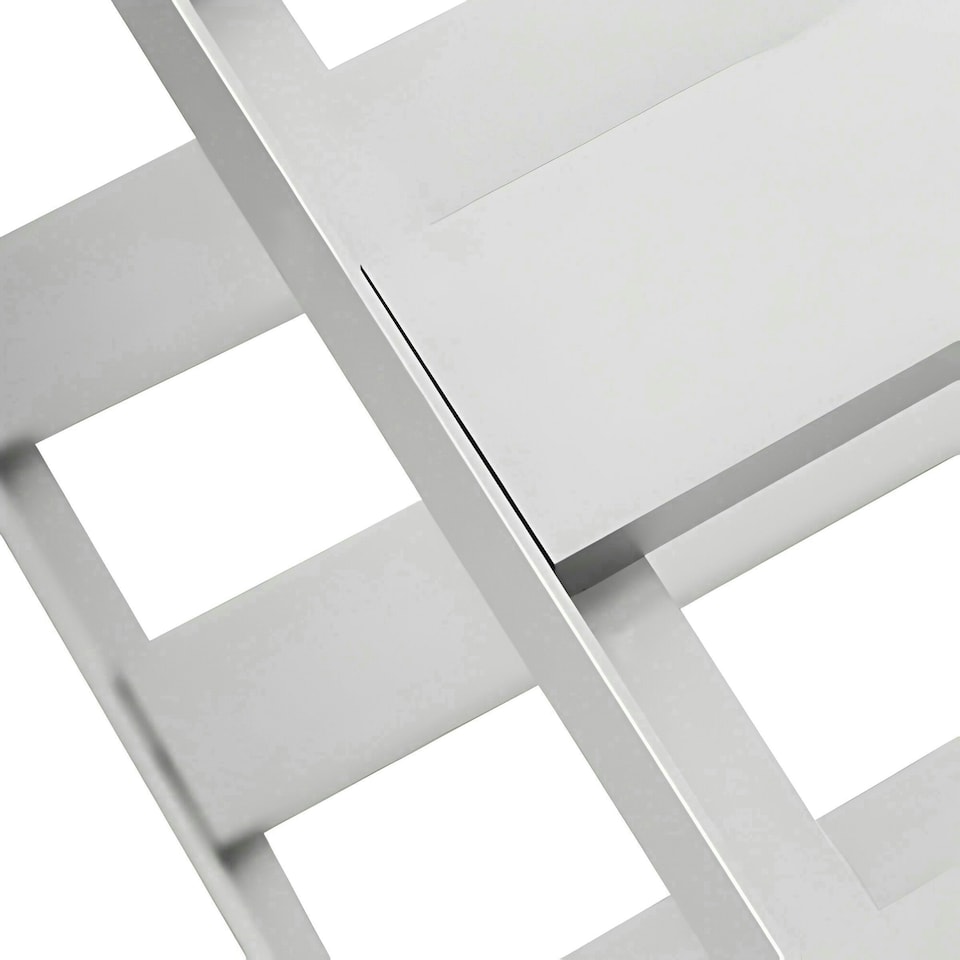image 1 of Lacewing Traditional 2 Tier Greenhouse Staging Shelving Bench in Silver 126cm