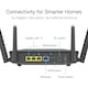 image 5 of ASUS RT-AX52 (AX1800) WiFi 6 Dual Band Extendable Router Black