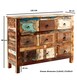 image 4 of Coastal 9 Drawer Chest - Wood - L40 x W120 x H90 cm