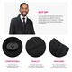 image 2 of Black Suit Costume Jacket & Trousers | Black | L