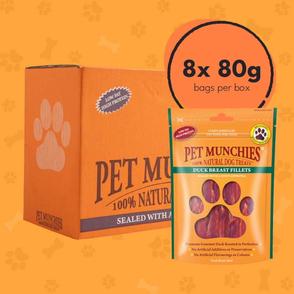 Pet Pet Munchies Breast Fillet Duck Adult Treat pet food packaging