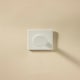 image 4 of Cosmic Wall Hanger with Durable Metal for Bathroom, Matt Finish White