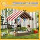 image 3 of Outsunny Sand Pit with Canopy, Blackboard, Toys, Sink, Seats, Flags for Kids