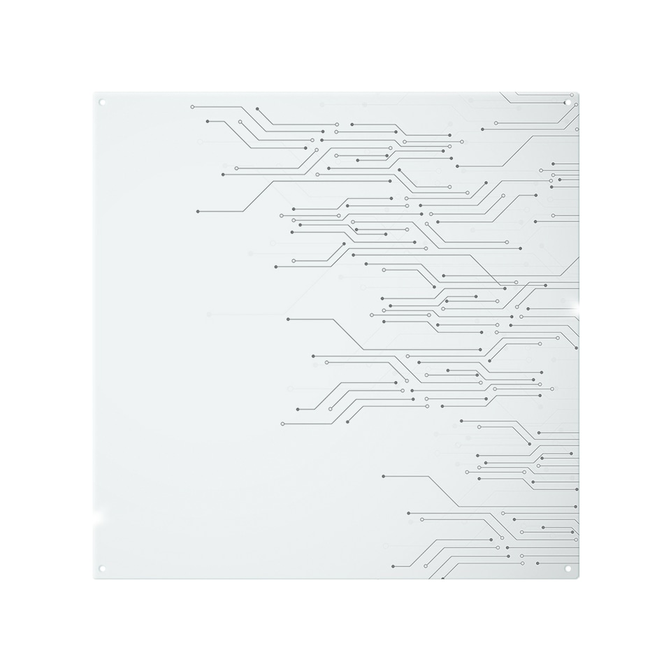 image 1 of Digital With Technology Circuit Board Splash Back | White