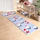 image 3 of OHS House Door Kitchen Floor Rug Christmas Gonk Runner, Grey - 50 x 120cm
