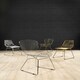 image 3 of Interioirs by Premier Small Chrome Metal Wire Chair, Sturdy Metal Chair for Kitchen, Outdoor Tapered Metal Chair for Patio, Lawn