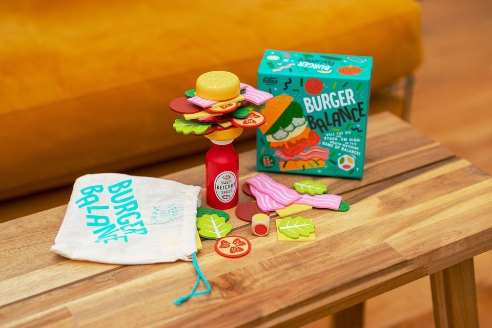 image 1 of Professor Puzzle Burger Balance Stacking Game