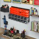 image 7 of DURHAND 30 Cubbie On-Wall Storage Board Tool Screw Organiser Garage w/ Screw Kit