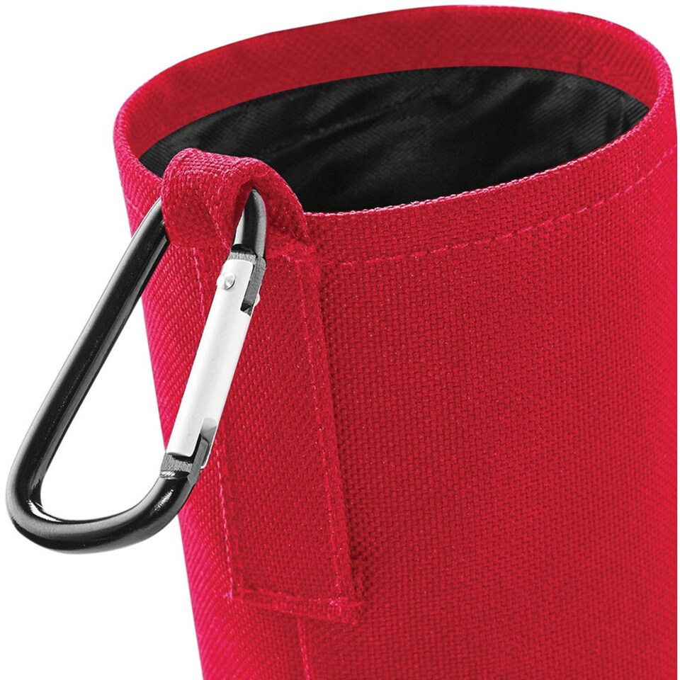 image 1 of Quadra Water Bottle And Fabric Sleeve Holder - Classic Red - One Size