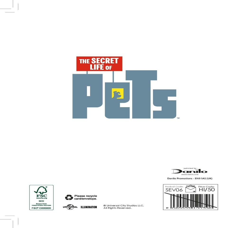 image 1 of The Secret Life of Pets "From The Dog" Valentine's Day Card