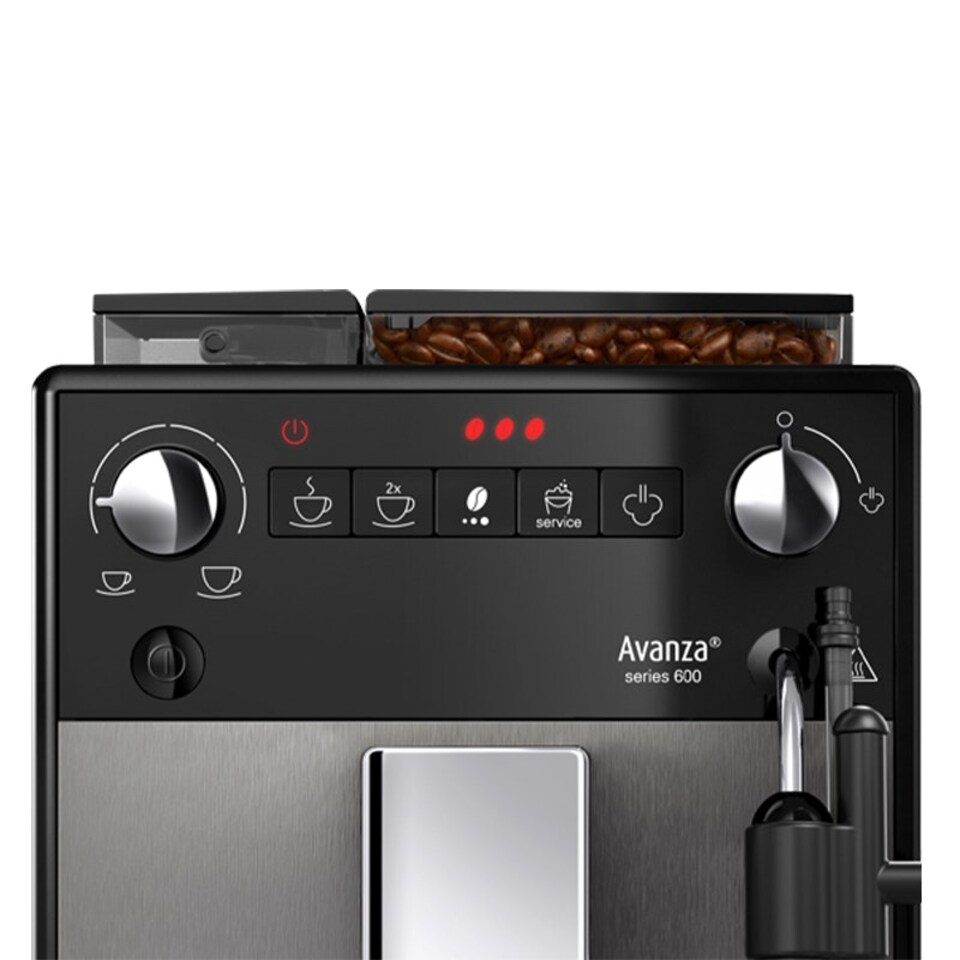 image 1 of Melitta Avanza® Series 600 F27/0-100 Fully Automatic Bean to Cup Coffee Machine - Black
