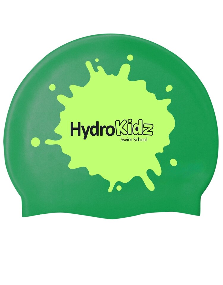 HydroKidz Children's Splash Silicone Swim Cap