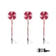 image 1 of 58cm Light up Red and White Candy Pop Christmas Pathfinders with 63 White LEDs