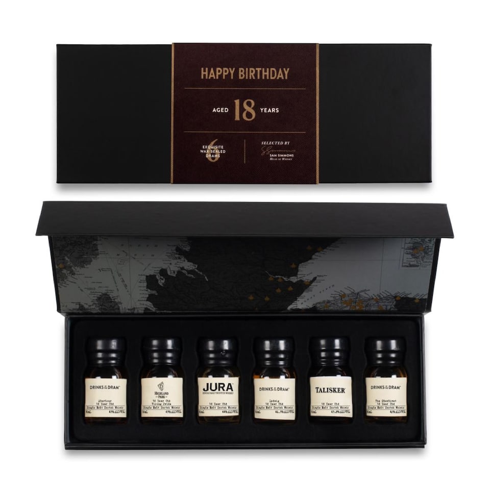 image 1 of 18 Year Old Whisky 6 Dram Tasting Set | Clear