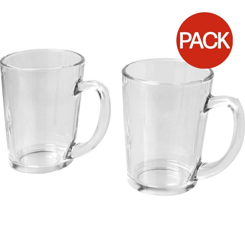 image 1 of Seasons Zeni Glass Tea Cup (Pack of 2) - Transparent - One Size