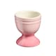 image 3 of Cooks Professional 4 Piece Egg Cup Set - Dishwasher Safe Stoneware | Pink | Pink | 4