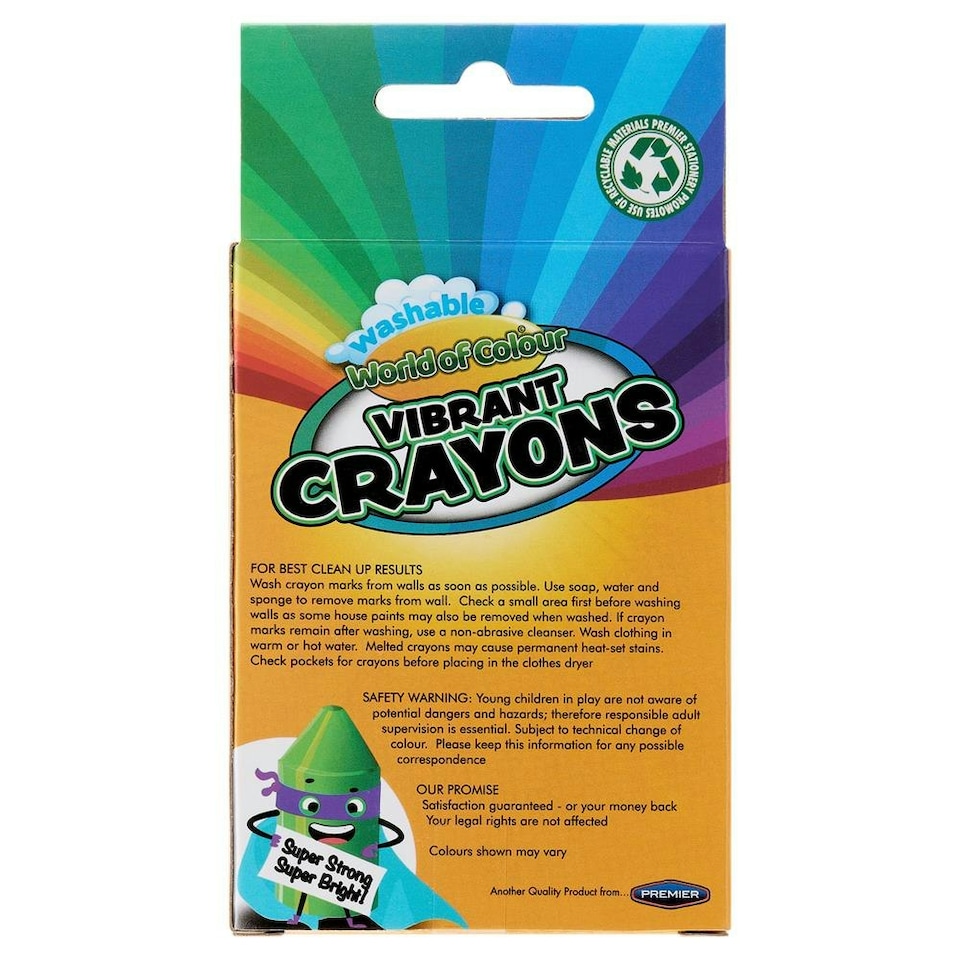 image 1 of Box of 24 Wax Crayons by World by Colour