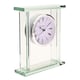 image 3 of Widdop Gifts Glass Design Mantel Clock