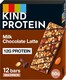 image 1 of KIND Protein Bars, Gluten Free Snack Bars, Milk Chocolate Latte, High Fibre, Source of Protein, No Artificial Colours, Flavours or Preservatives, 12 x 50g | Brown